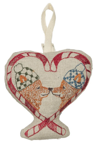 Cozy Foxes Ornament