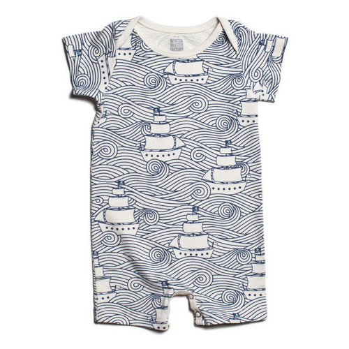 Summer Romper - High Seas Navy