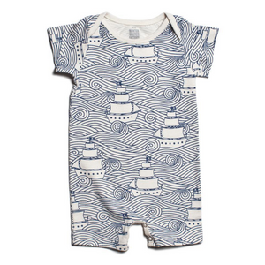 Summer Romper - High Seas Navy