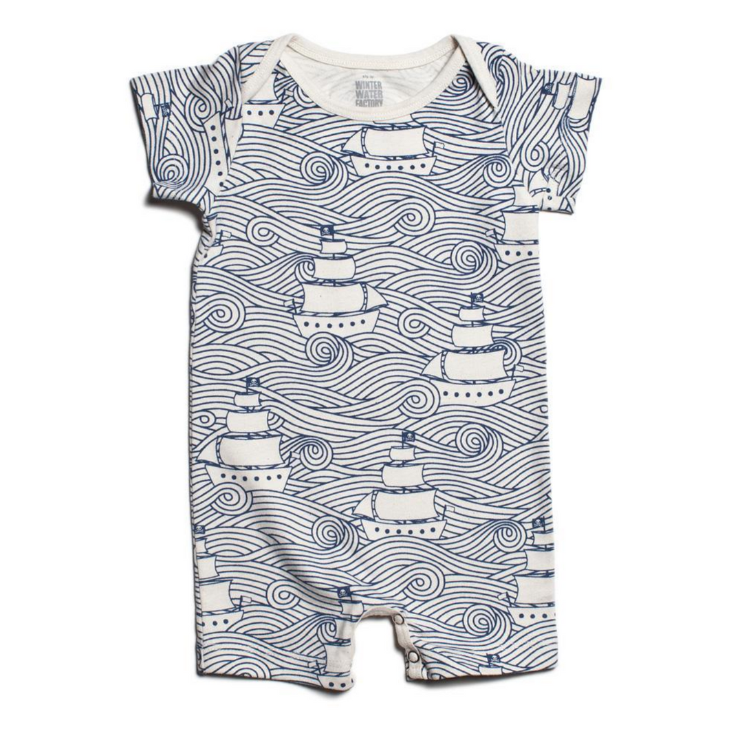 Summer Romper - High Seas Navy
