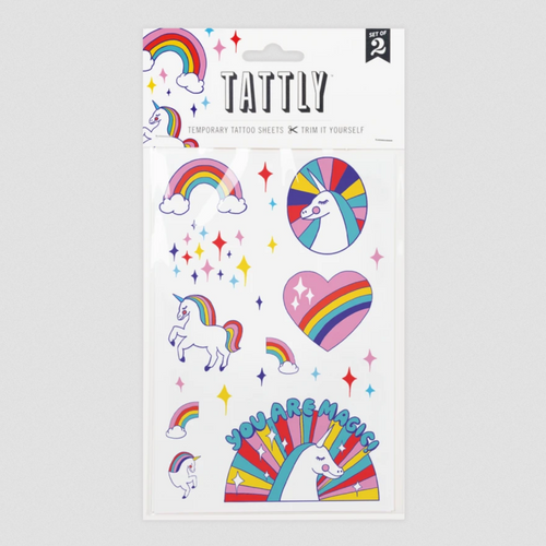 Rainbow Unicorns Sheet