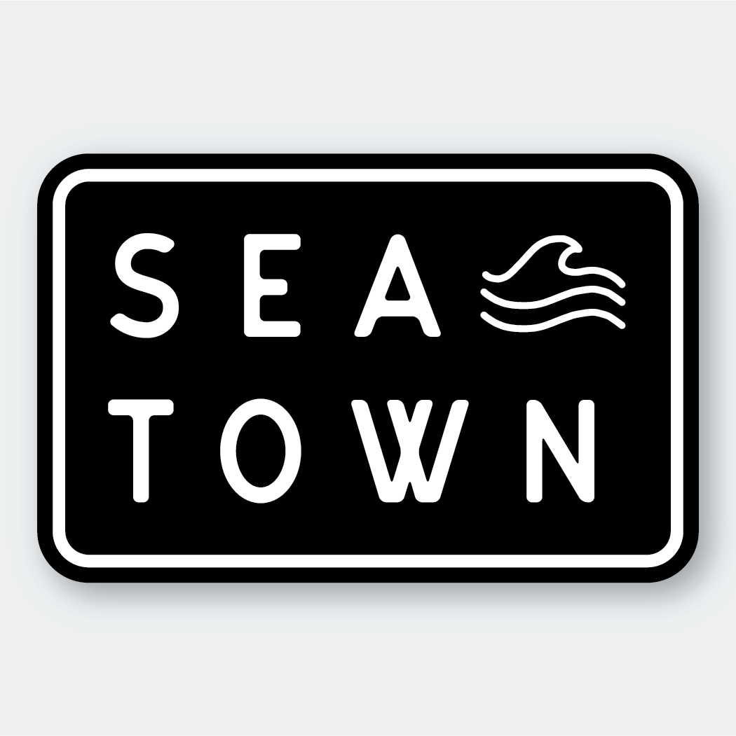 Sea Town Sticker