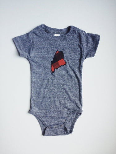 Maine Onesie - Buffalo Plaid