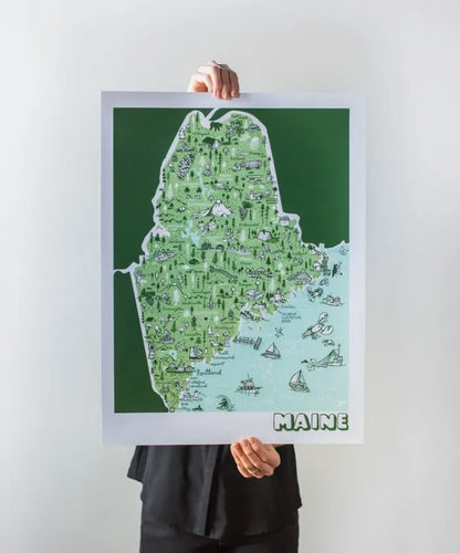 Maine Print - 11 x 14