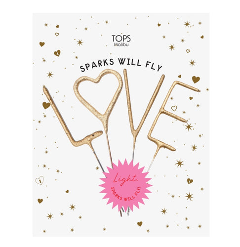 Sparkler Card Love