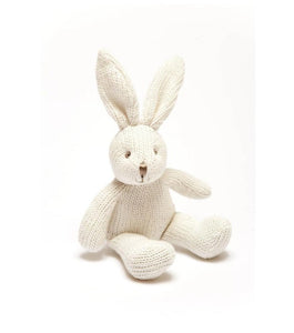 Organic Bunny Baby Rattle