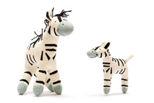 Load image into Gallery viewer, Small Organic Zebra Toy