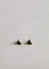 Load image into Gallery viewer, Black Tourmaline Mini Energy Studs