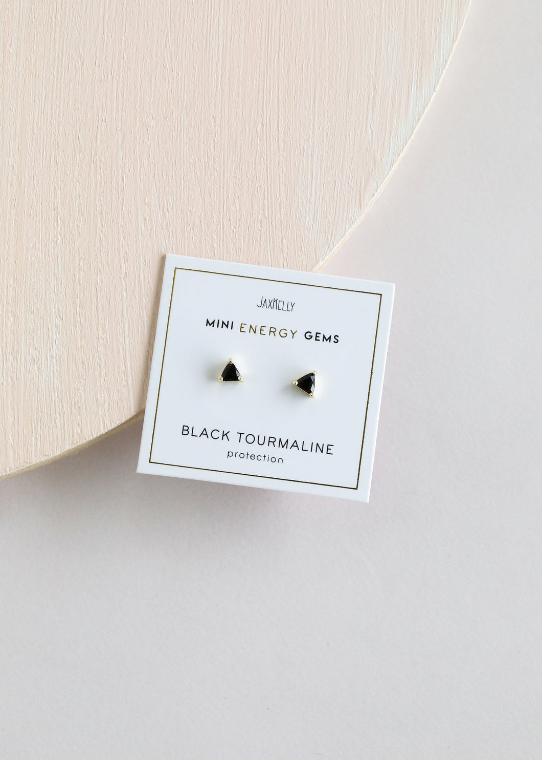 Black Tourmaline Mini Energy Studs