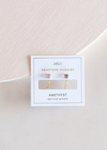 Load image into Gallery viewer, Amethyst Huggies