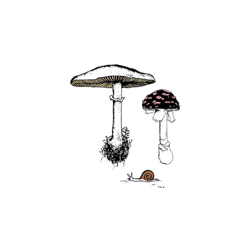 Temporary Tattoo Pairs - Fungi Garden Trio