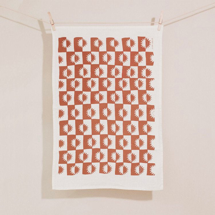 Sunrise Tea Towel - Sienna