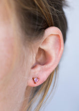 Load image into Gallery viewer, Amethyst Mini Energy Studs