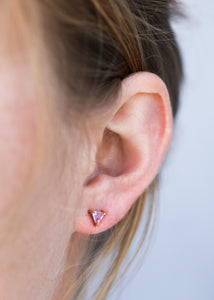 Amethyst Mini Energy Studs