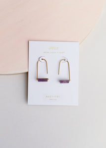 Gemstone Drop - Amethyst