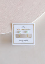 Load image into Gallery viewer, Amazonite Huggies