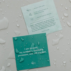 Shower Affirmation Cards - Abundance