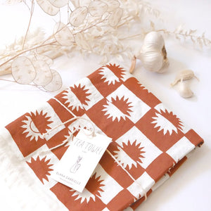 Sunrise Tea Towel - Sienna