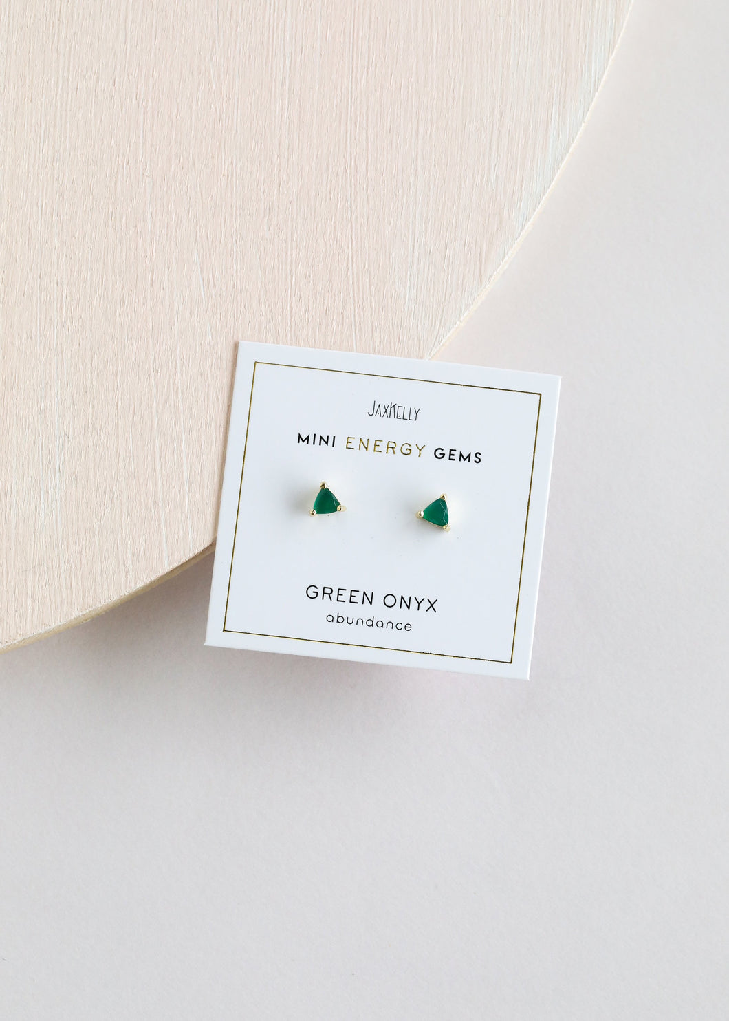 Green Onyx Mini Energy Studs