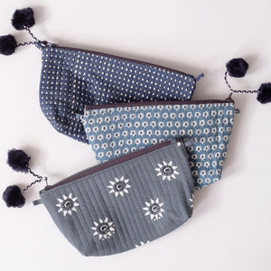 Makeup Pouch - Navi Ocean