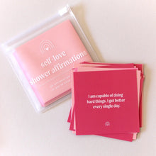 Load image into Gallery viewer, Shower Affirmation Cards - Self Love