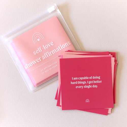 Shower Affirmation Cards - Self Love