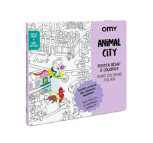 Load image into Gallery viewer, Giant Coloring Poster - Animal City