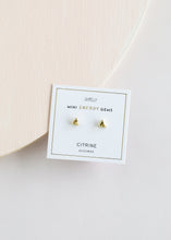 Load image into Gallery viewer, Citrine Mini Energy Studs