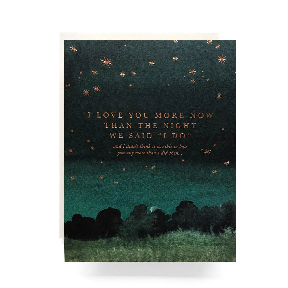 The Night We Said I Do Card