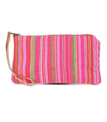 Clara Clutch - Thai Stripe