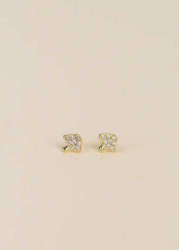 Pave Mushroom Studs