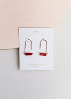 Gemstone Drop - Carnelian