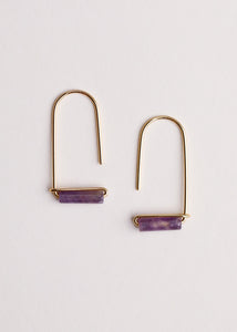 Gemstone Drop - Amethyst