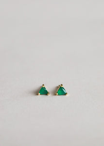 Green Onyx Mini Energy Studs